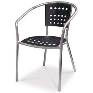  Mykonos Arm Chair (Black) (30H x 22W x 23D) Patio 