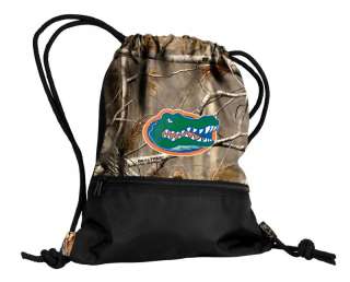 Florida Gators NCAA Realtree Camo Draw String Back Pack Tote Bag 