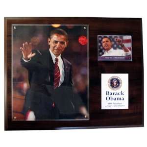  Barack Obama 12x15 Plaque
