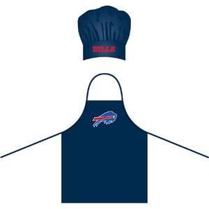  Buffalo Bills NFL Barbeque Apron and Chefs Hat Sports 