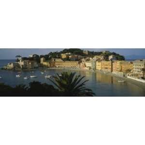 Buildings at the Waterfront, Sestri Levante, Liguria, Italy Premium 