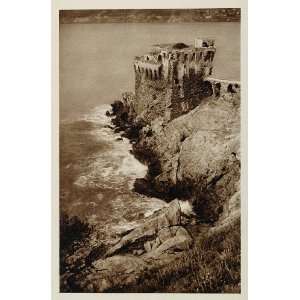  1925 Norman Castle Castello Normanni Maiori Italy 