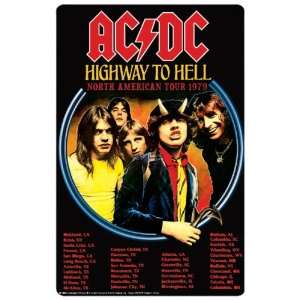  ACDC Highway to Hell 1979 Tour Poster Sign