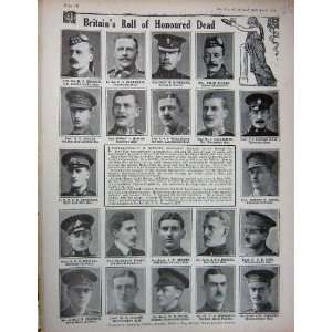  1915 WW1 Heroes Homan Coxon Cameron Lafone Gallagher