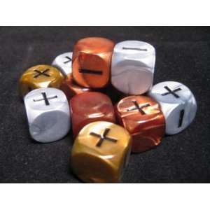  Fudge Dice Olympic (12 dice, gold, silver, bronze) Toys & Games
