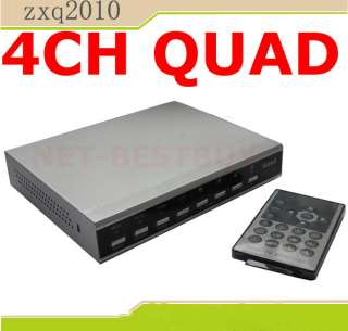   New 4 Quad Splitter Cctv Security Camera Video Processor w26  