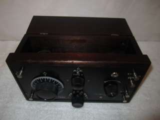 1923 Crosley Model Ace Type V Single Tube Antique Battery Radio  