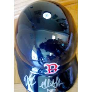 Boston Red Sox Dustin Pedroia & Adrian Gonzalez Autographed / Signed 