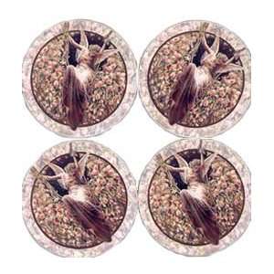   Faires Set 4 Stone Coasters New Gift by Sheila Wolk