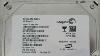 Seagate Barracuda 7200.7 ST340014AS 40GB