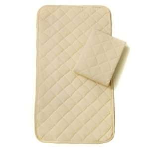 Royal Heritage Home Natural Waterproof Quilted Bassinet Pads   Set of 