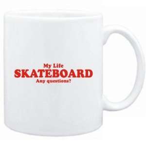  New  My Life Skateboard  Any Questions ? Mug Sports 