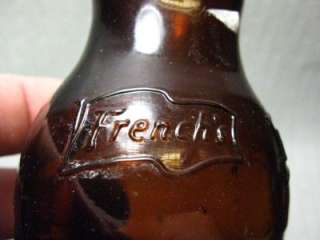 EXTREMELY RARE Frenchs ROOTBEER bottle mustard company  