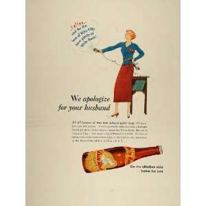  1936 Ad White Rock Mineral Water Bottle Waukesha WI 