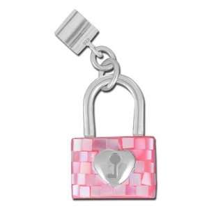   Purse with Lock Charm   Sterling Silver Bead Arts, Crafts & Sewing