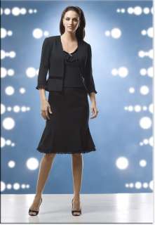 New Daymor Couture Black Suit Dress size 6  