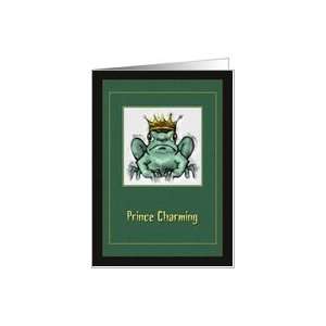  Note Card Blank Golden Crowned Green Frog Card Health 