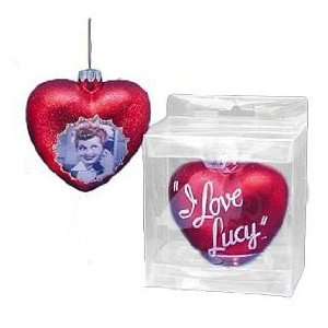 Love Lucy Red Heart Ornament 