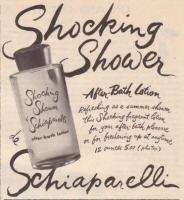1953 Shocking Shower de Schiaparelli AfterBath print ad  