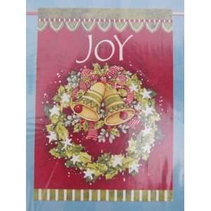  Joy Christmas Wreath with Bells Patio, Lawn & Garden