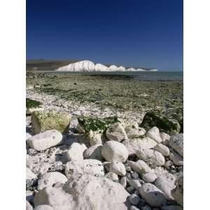  View to the Seven Sisters from Beach Below Seaford Head 