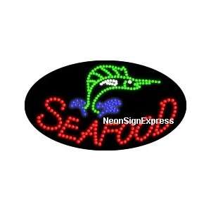  Animated Seafood LED Sign 
