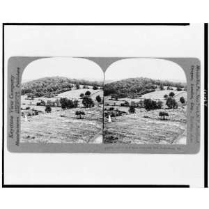  Photo Culps Hill from Cemetery Hill, Gettysburg, Pa 