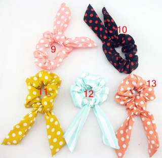 Rabbit Ear Bow Hair Tie Bracelet Japan Korean Style Ponytail Holder 