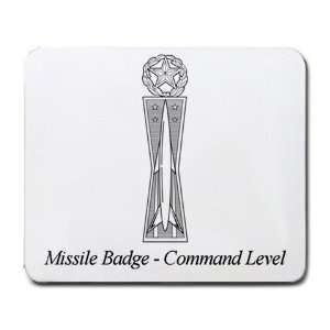  Missile Badge Command Level Mouse Pad