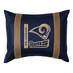  St. Louis Rams Sideline Pillow Sham   Standard Sports 