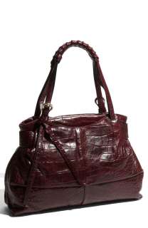 Luana Nadine Croc Embossed Leather Shopper Handbag  