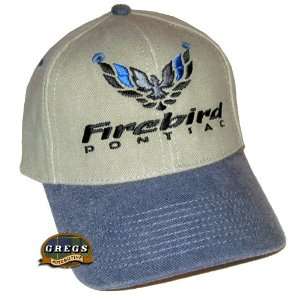  Pontiac Firebird Hat Cap Blue/Khaki Apparel Clothing Automotive
