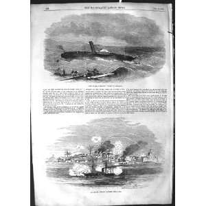   1855 Ship Wreck Helca Gibraltar Scourge Danish Accra