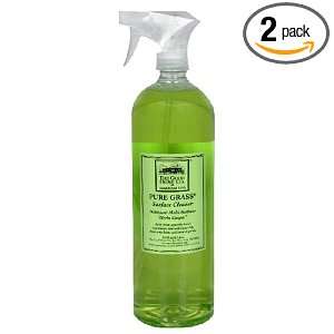 The Good Home Co. Pure Grass Surface Cleaner, 34 Ounce Bottle (Pack 