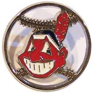  Cleveland Indians Cut Out Logo Pin
