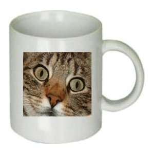  Cute Kitty Face Ceramic Coffee Mug/ Hot Beverage Feline 