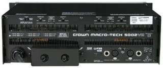 the crown macrotech 5002vz packs an incredible 5000 watts into little 