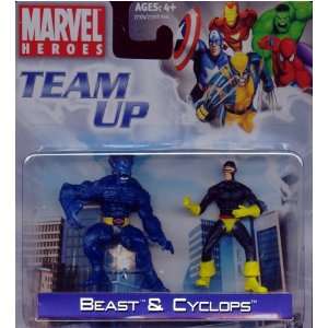  Marvel Heroes Team Up Beast and Cyclops Toys & Games