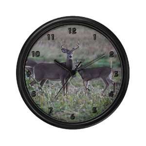  Buck and doe 2 Animals Wall Clock by  Everything 