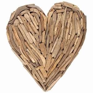 Driftwood Heart Shaped Decoration 14 