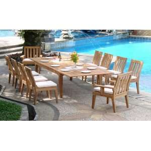  The Armenta Collection 10 Person Plantation Teak Patio 