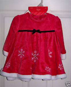 Christmas 4 pc Mrs. Santa Claus Suit 6 9M girls NEW  