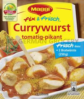 MAGGI FIX   Currywurst ( Curry sausage )  