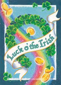   St. Patricks Day Garden Flag by Custom Decor 683963947126  