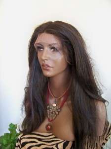 Customizable Indian Remy Human Hair Full Lace Wig 18 24  