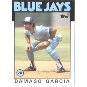  1986 Topps # 45 Damaso Garcia Toronto Blue Jays Baseball 