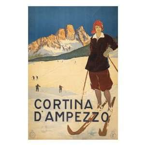  Cortina dAmpezzo Poster (18.00 x 24.00)