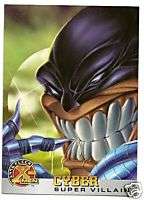 CYBER #63 1996 X Men Marvel card Kubert WOLVERINE  