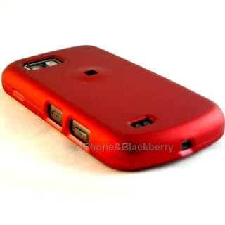 RED Rubberized Hard Case Samsung Behold2 Accessory  