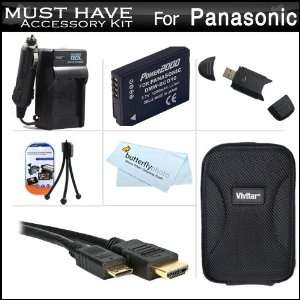Must Have Accessory Kit For Panasonic DMC ZS20 Digital Camera Includes 